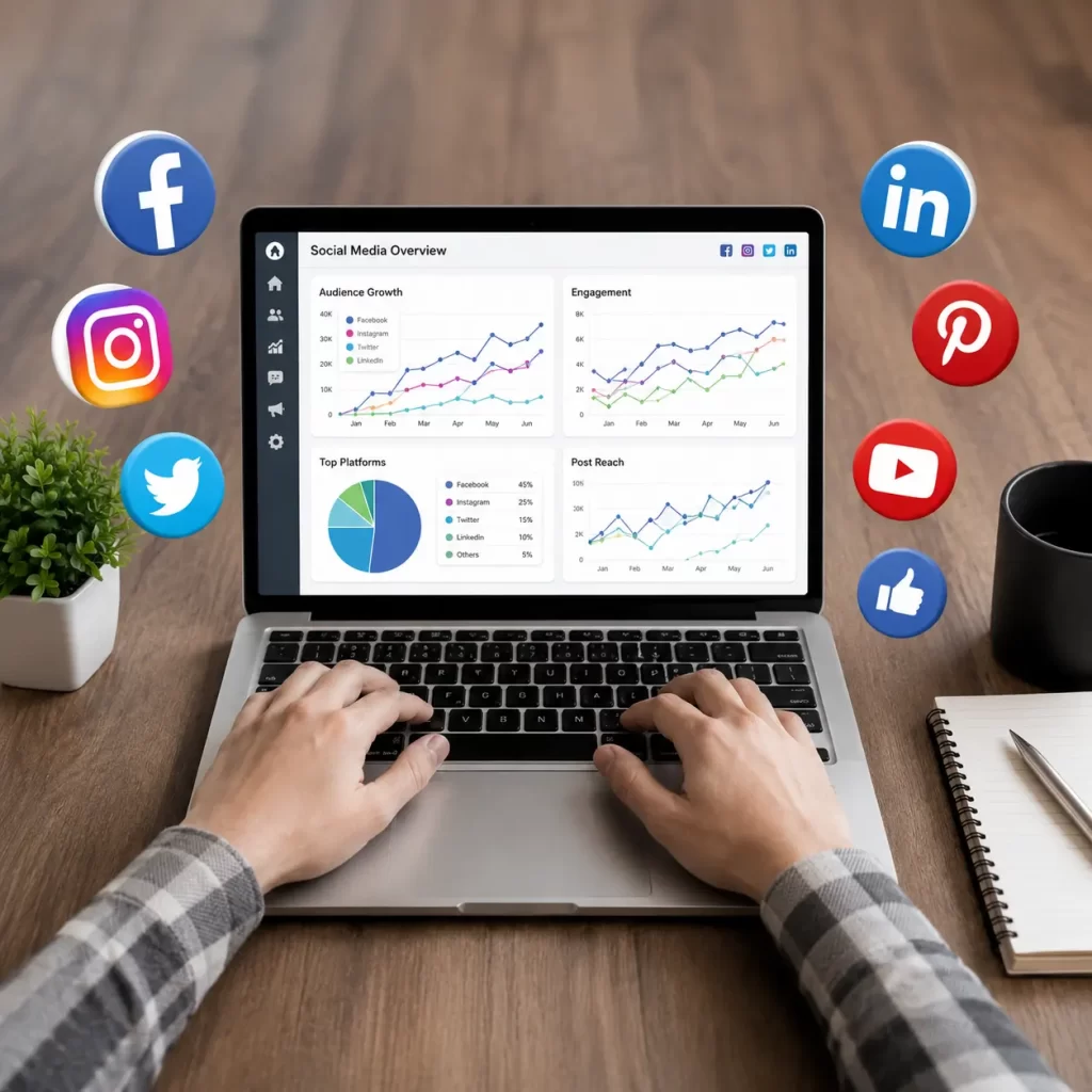 connect for Social media marketing strategy